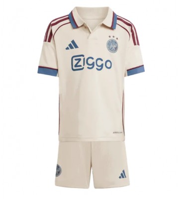 Ajax Kasper Dolberg #9 Tredjetrøje Børn 2025-26 Kortærmet (+ Korte bukser)